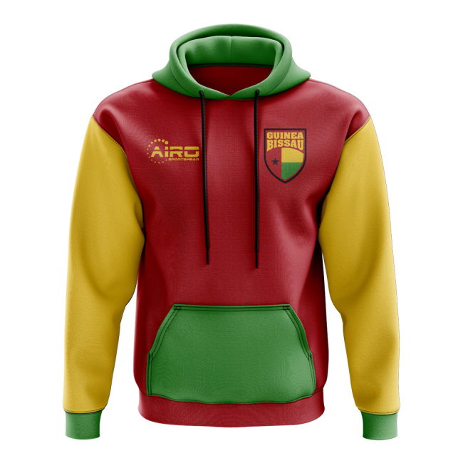 Athletic Guinea Bissau Concept Country Football Hoody (Red)