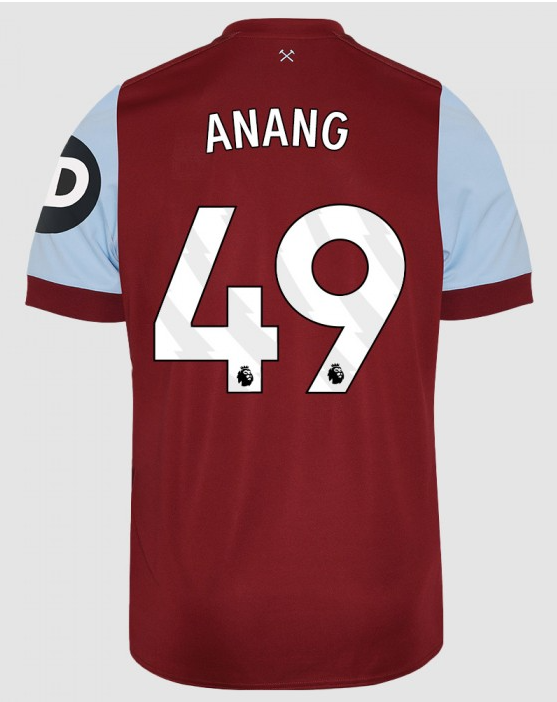 West Ham United ANANG 49 Home Jersey for the 23-24 Season