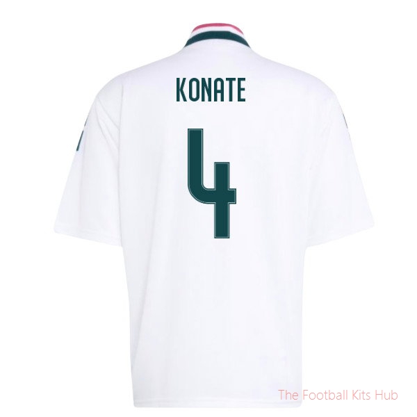 2026-2027 Real Madrid Stadium Jersey Soccer Kit Konate #4
