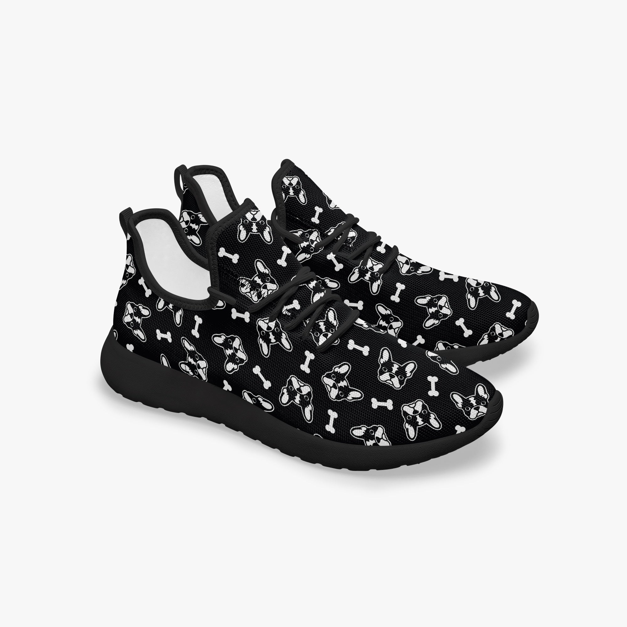 French Bulldog Lover Cobalt Classic Sneakers Stylish Walking Shoes