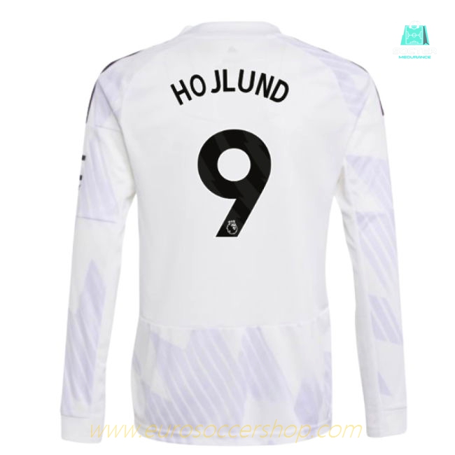 2025-2026 Man Utd Long Sleeve Away Shirt (Kids) (Hojlund 9)
