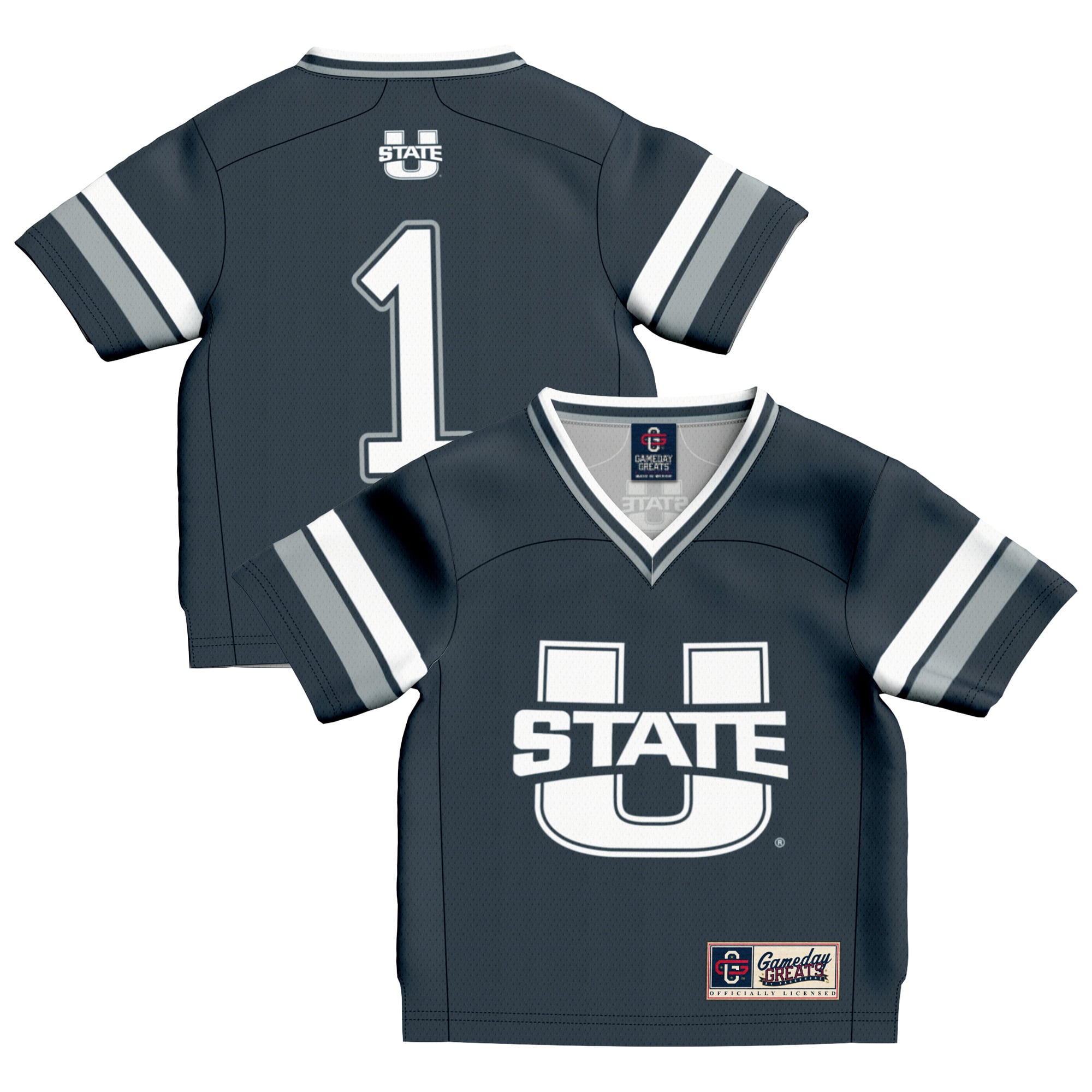 Toddler #1 Navy Utah State Aggies Football Fashion Jersey