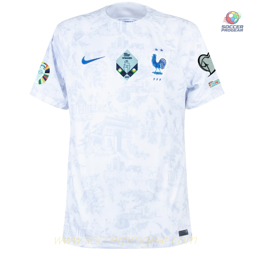 CHILDREN'S JERSEY FRANCE Premium AWAY EURO 2024 QUALIFICATIONS