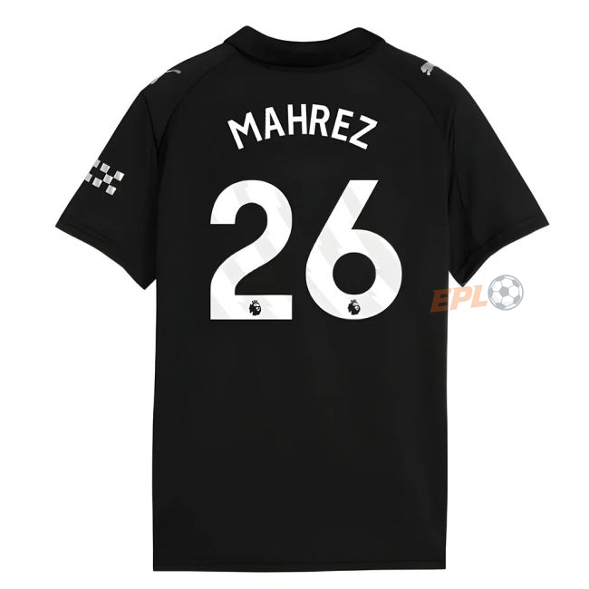 2025-20 Man City Soccer Jerseys authentic Away Shirt - Kids