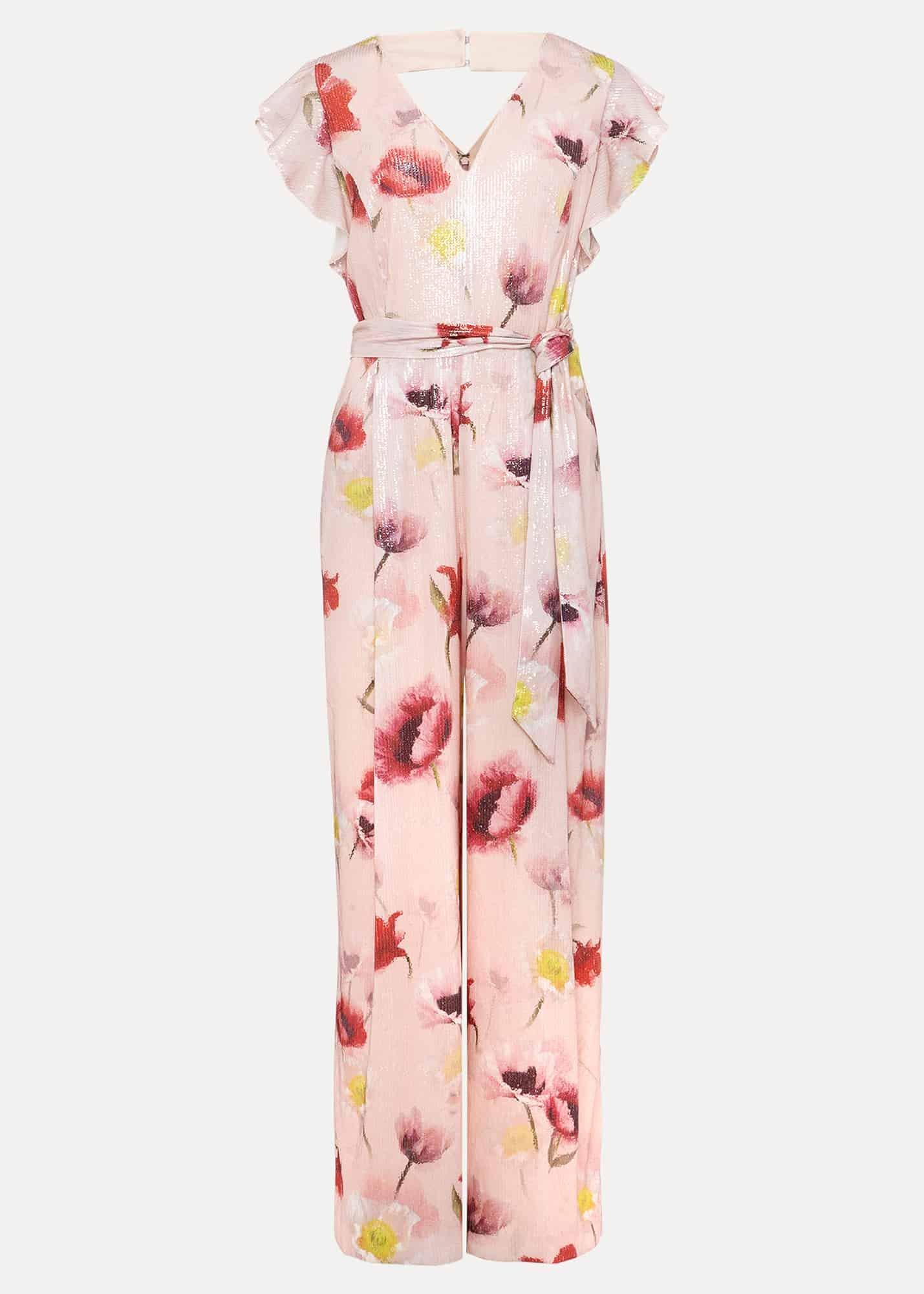 Rhiannon Sequin Printed Jumpsuit