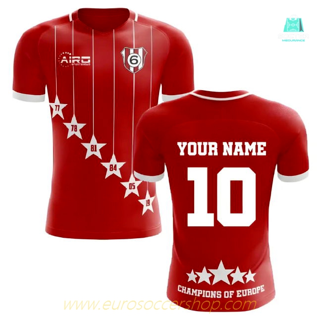 2025-2026 Liverpool 6 Time Champions Concept Football Shirt (Your Name)