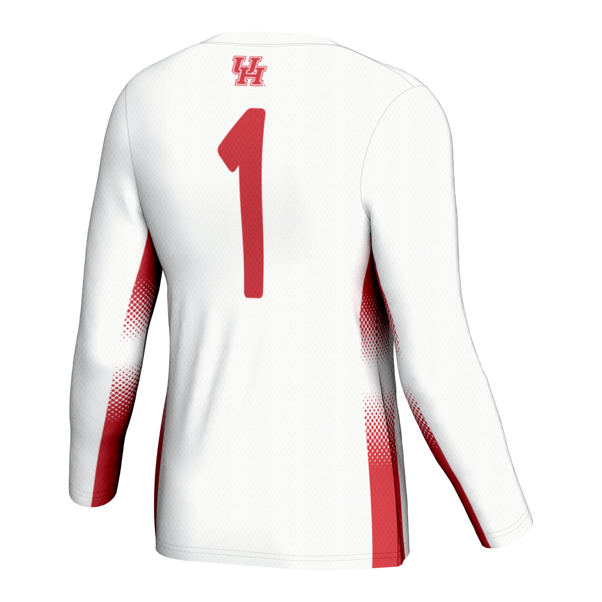 [NJP] Houston Cougars GameDay Greats Unisex Lightweight Volleyball Jersey - White