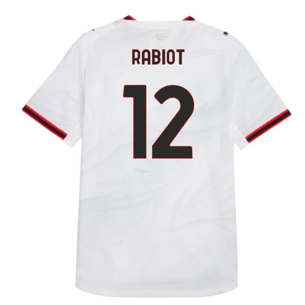 [DDJ] 2026 2027 AC Milan Shirt Away Authentic Uniform (Rabiot 12)