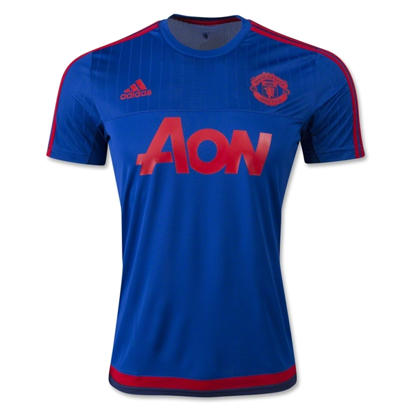 Premium Quality Man Utd Manchester United 2015-16 Blue Training Shirt