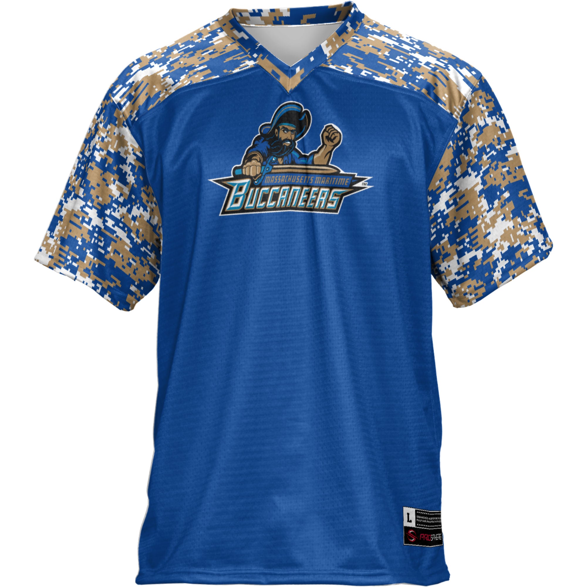 Massachusetts Maritime Academy Buccaneers GameDay Greats Football Jersey - Blue