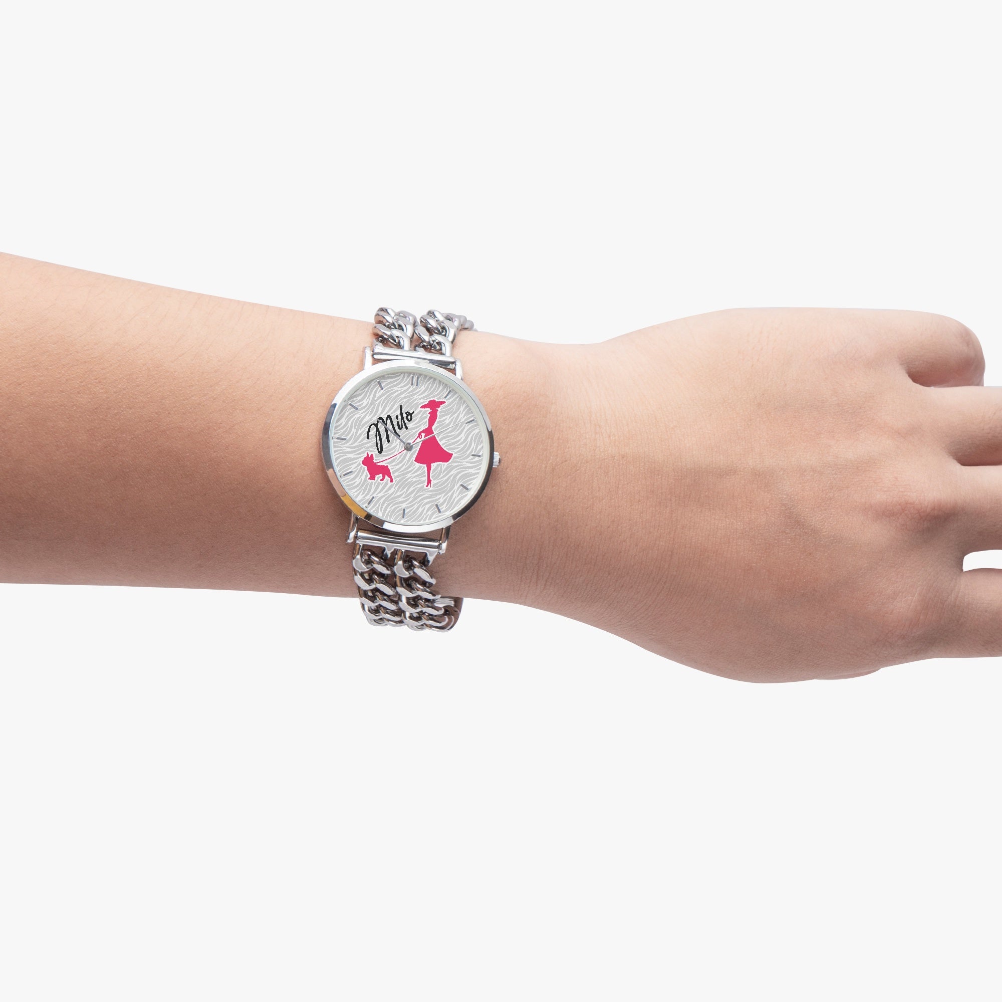 Fashion-Forward Lola - Personalized Chic Hollow Strap Watch For Frenc...