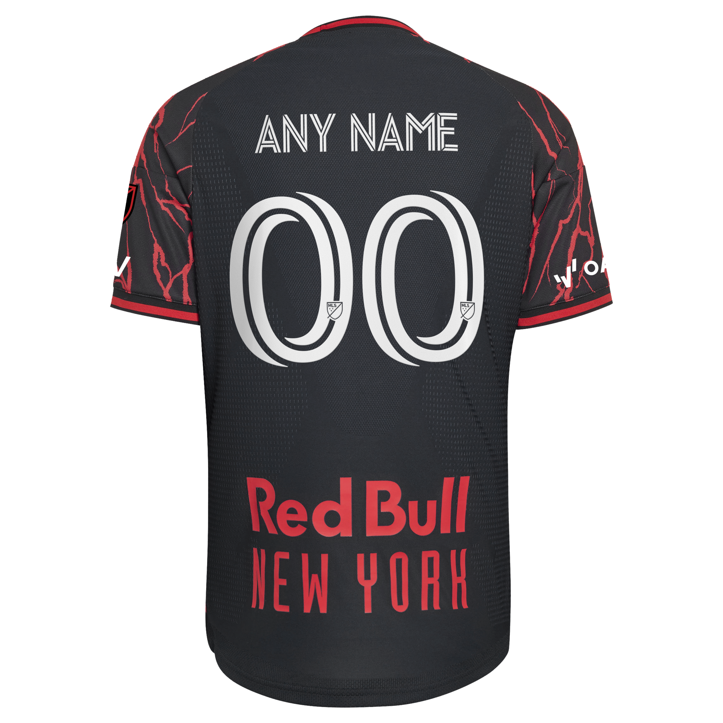 [SJH] New York Red Bulls 2026 The Rooted Kit On-Field Authentic Patch Custom Jersey - Black