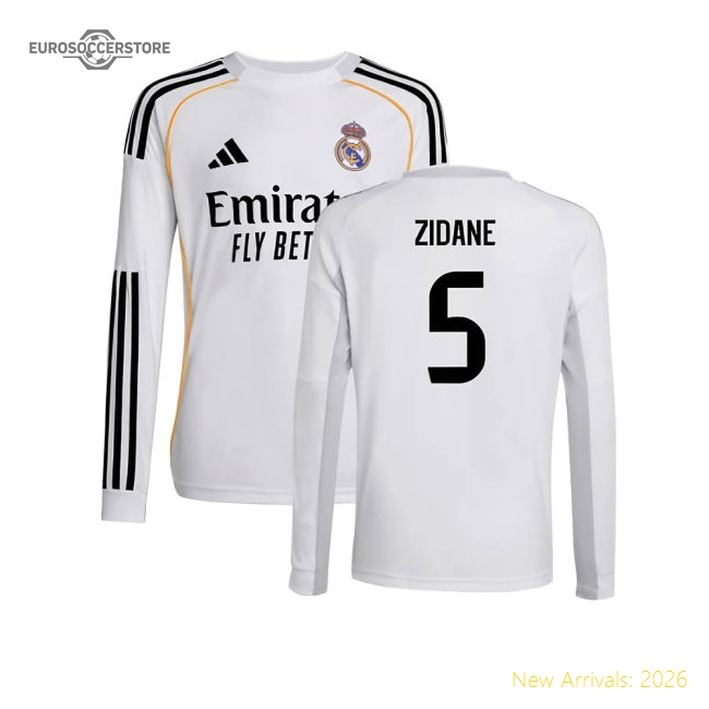 2025-2026 Football Team Kids Kid-approved Zidane Jersey Aeroready
