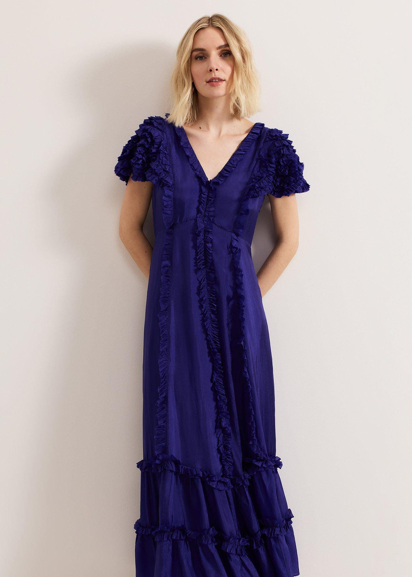 Mary Kate Ruffle Maxi Dress