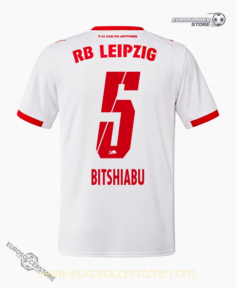 RB Leipzig 25-26 Season Home BITSHIABU #5 Football Jersey