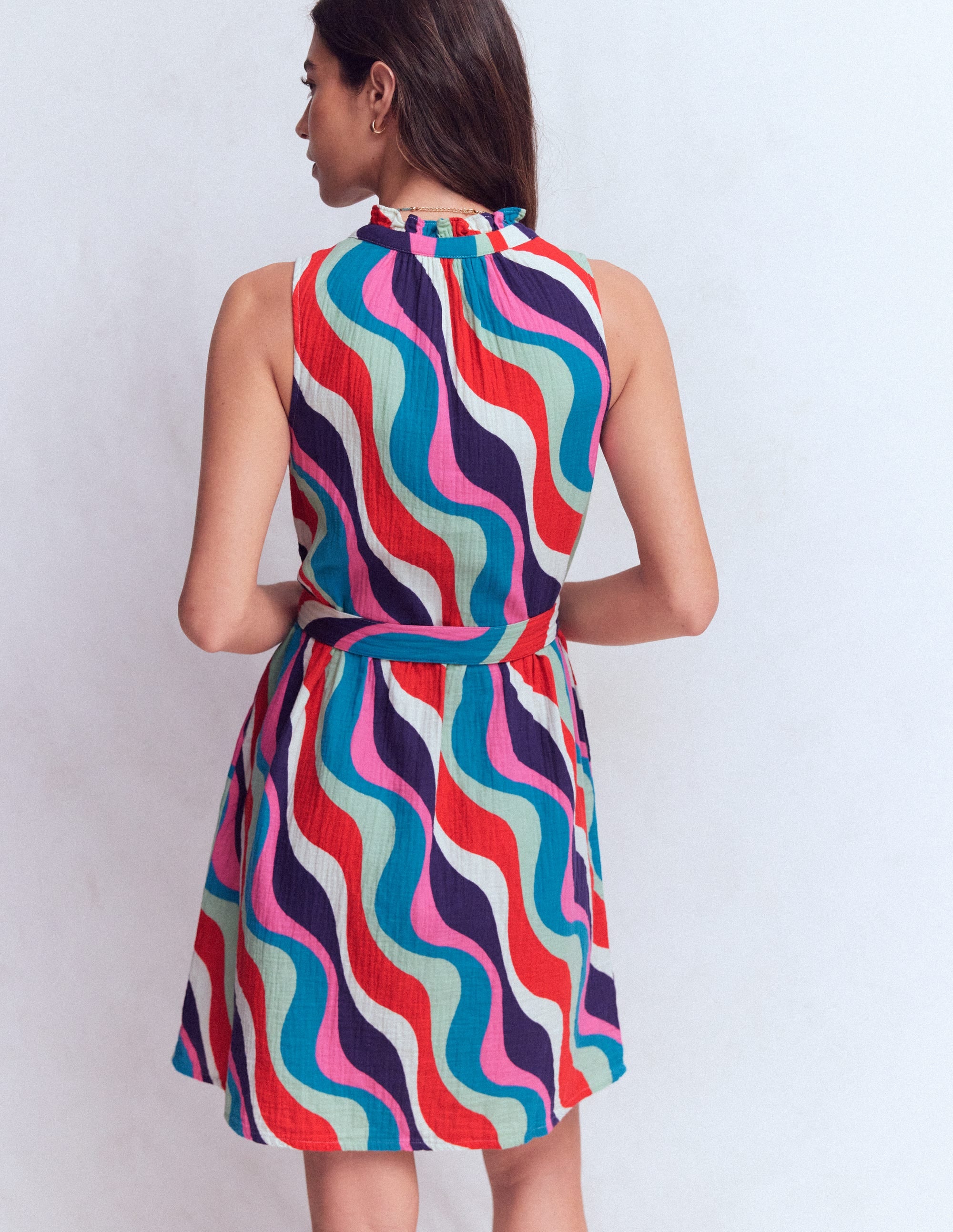 Viv Double Cloth Short Dress