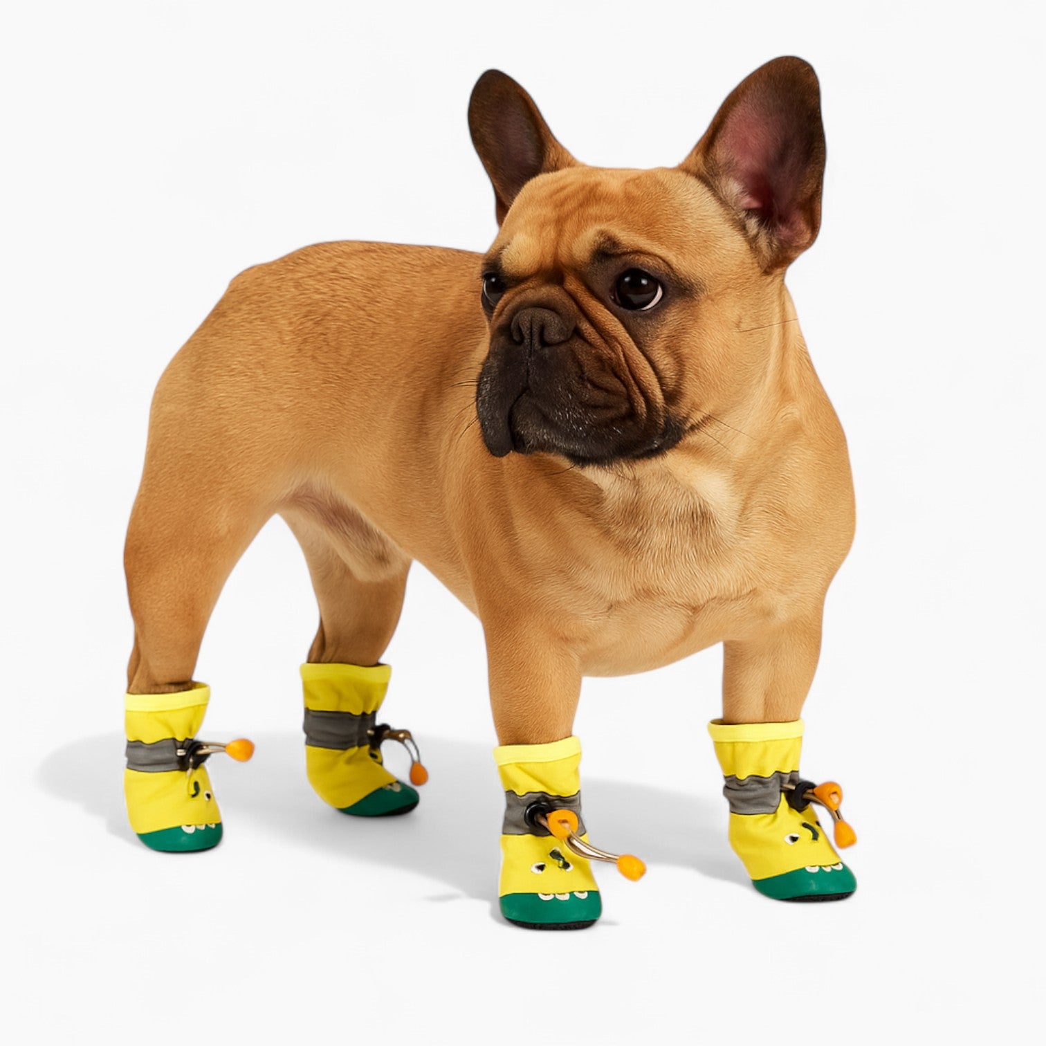Comfortable Croopaws Waterproof Frenchie Booties – Crocodile-shaped A...