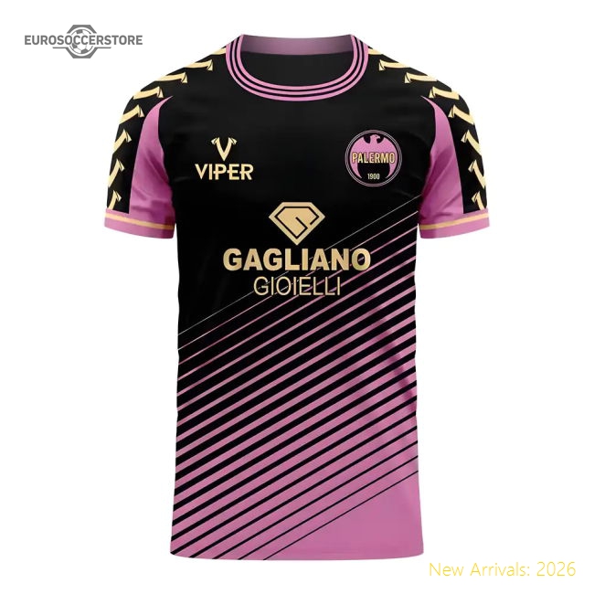 High-Quality Palermo 2025-2026 Away Concept Football Kit (Viper)