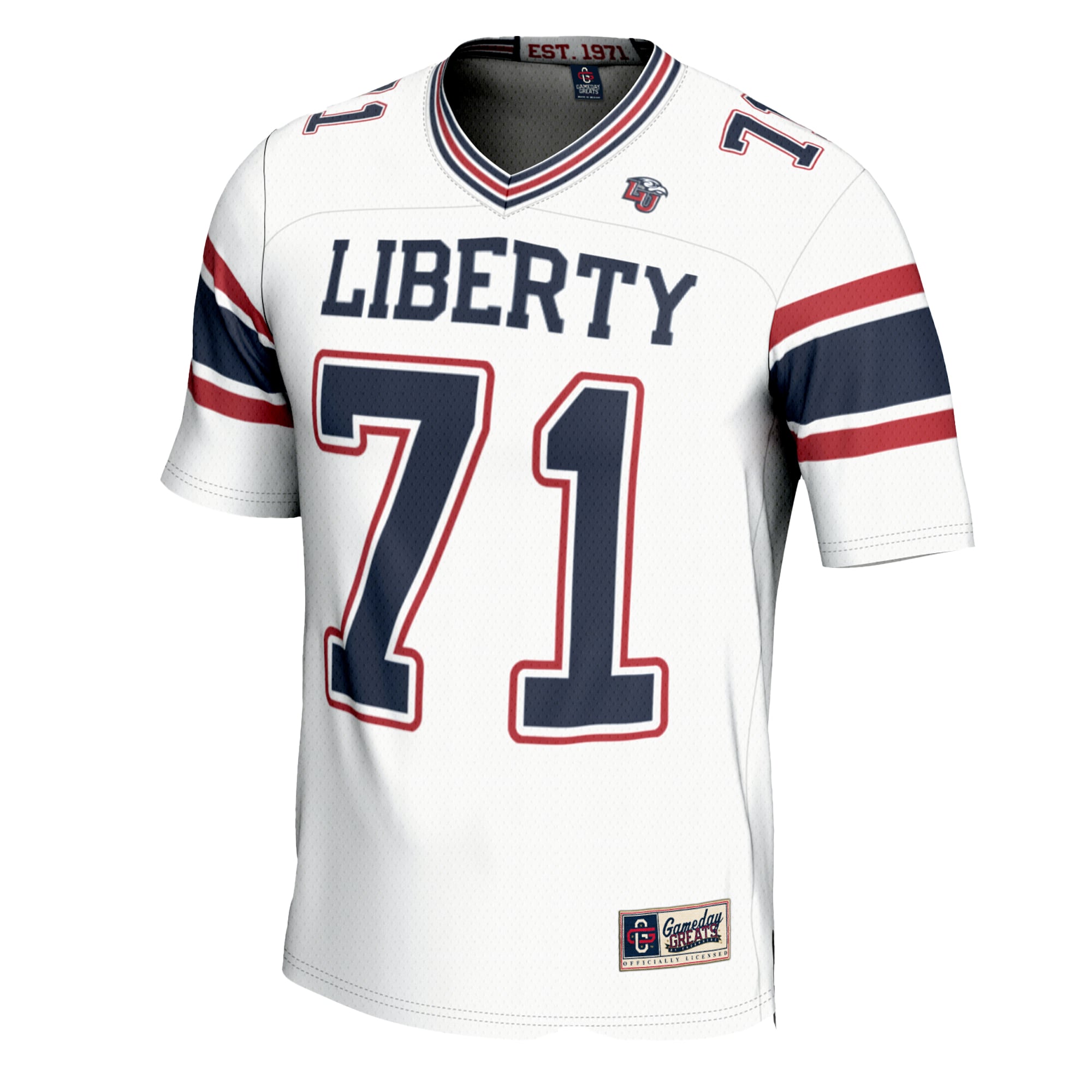 [DDG] Liberty Flames GameDay Greats Football Jersey - White