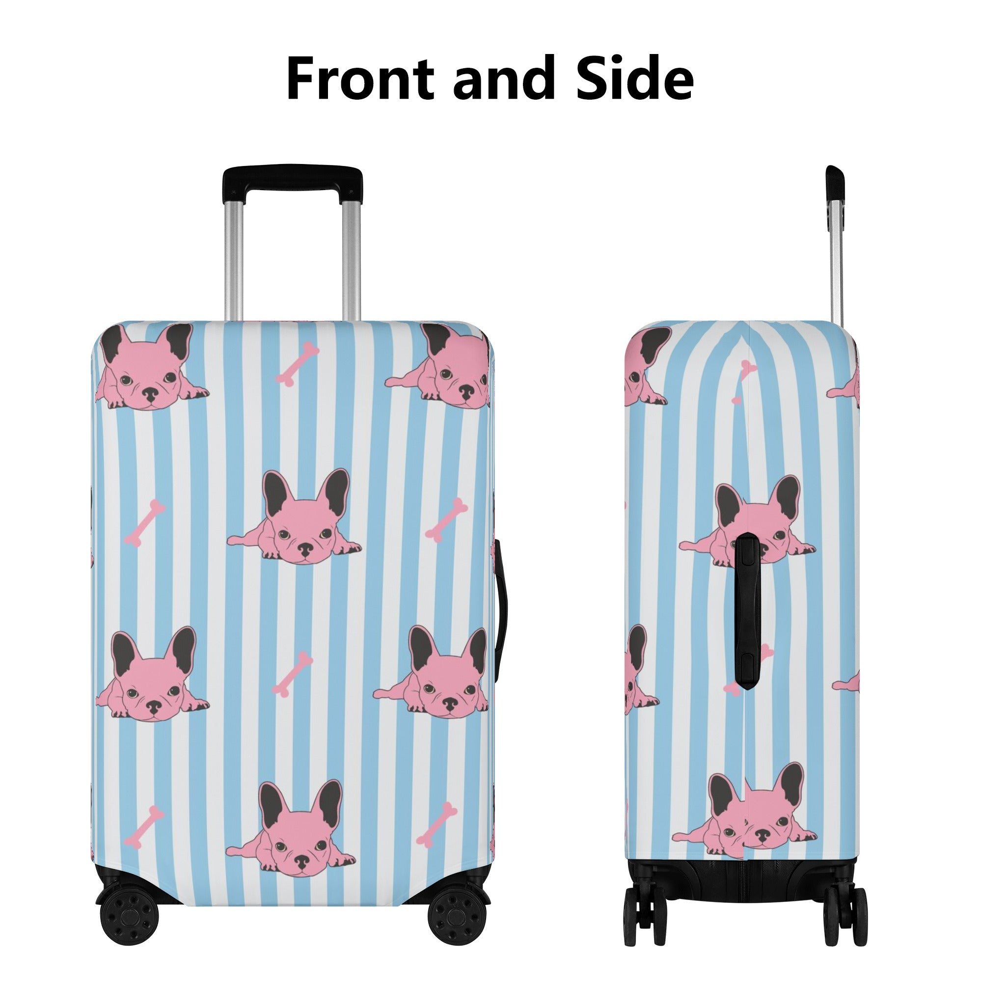 Ava - French Bulldog Luggage Cover Winter Wear | Safe For Paws
