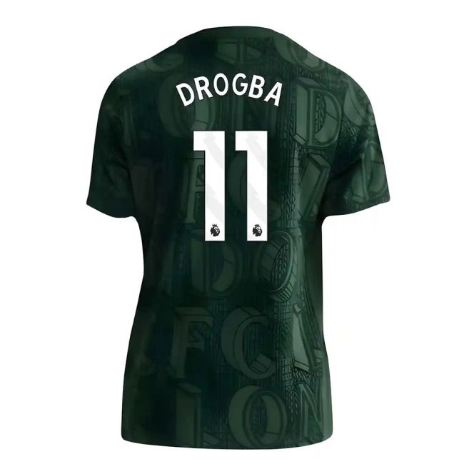 2025-20 Chelsea Home Jersey Drogba #11 Edition L M S Kids