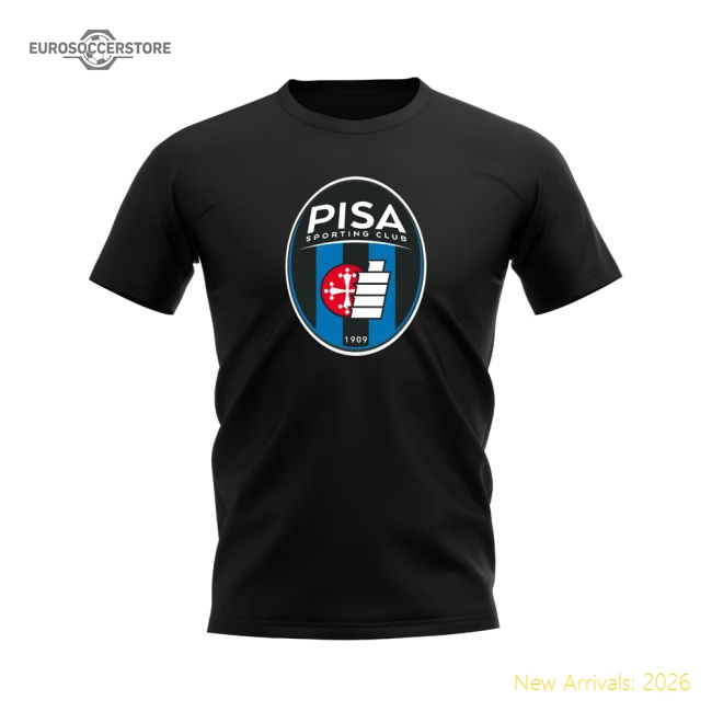 Premium Performance Pisa Badge T-Shirt (Black)