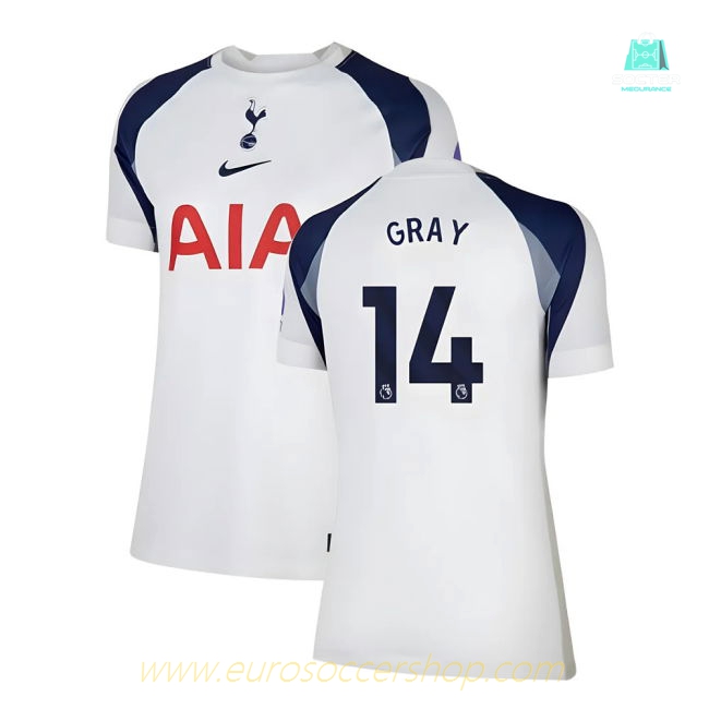2025-2026 Tottenham Home Shirt (Womens) (Gray 14)