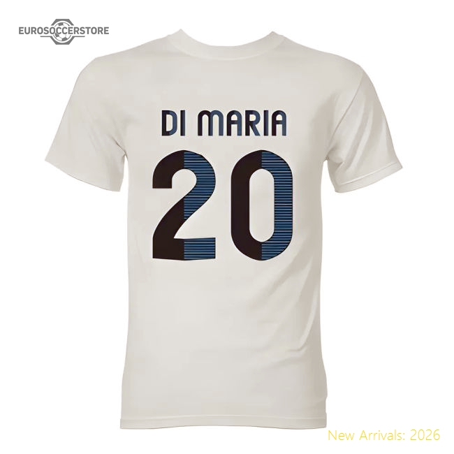 Top-grade Angel Di Maria Real Madrid Hero T-shirt (white)
