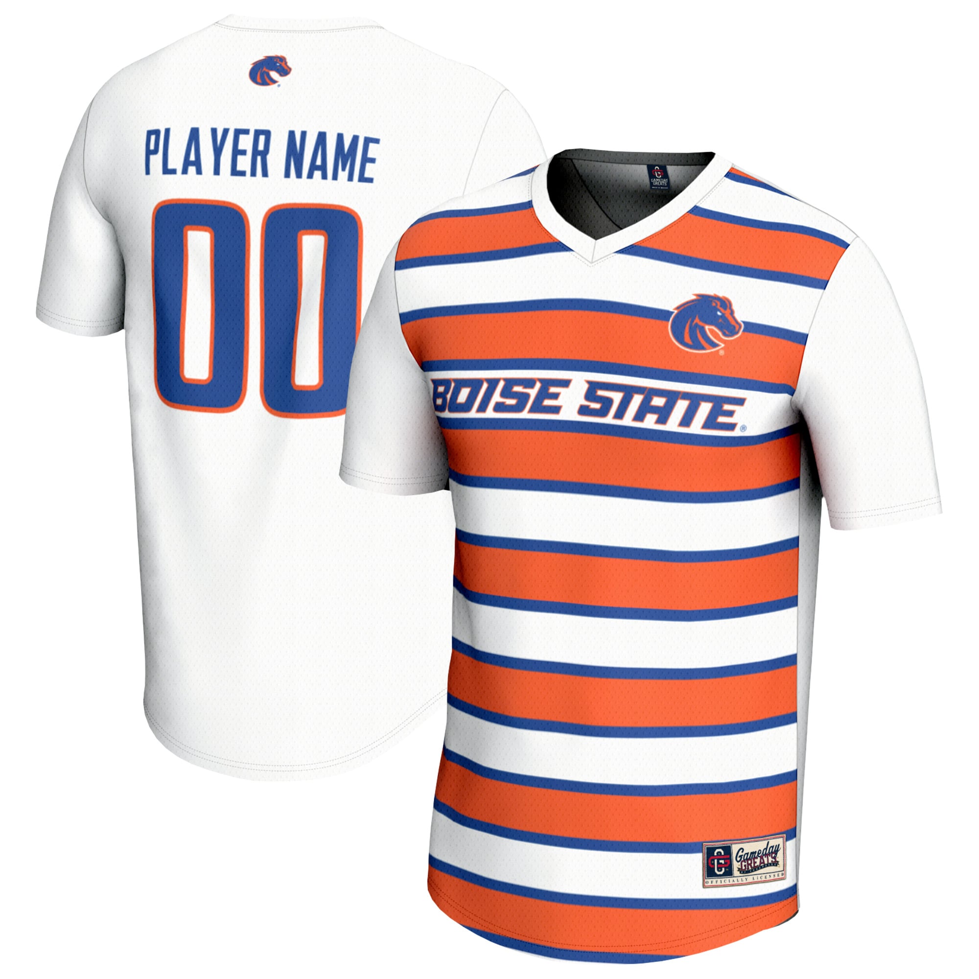 Boise State Broncos GameDay Greats Youth Pick-A-Player NIL Women's Soccer Jersey - White