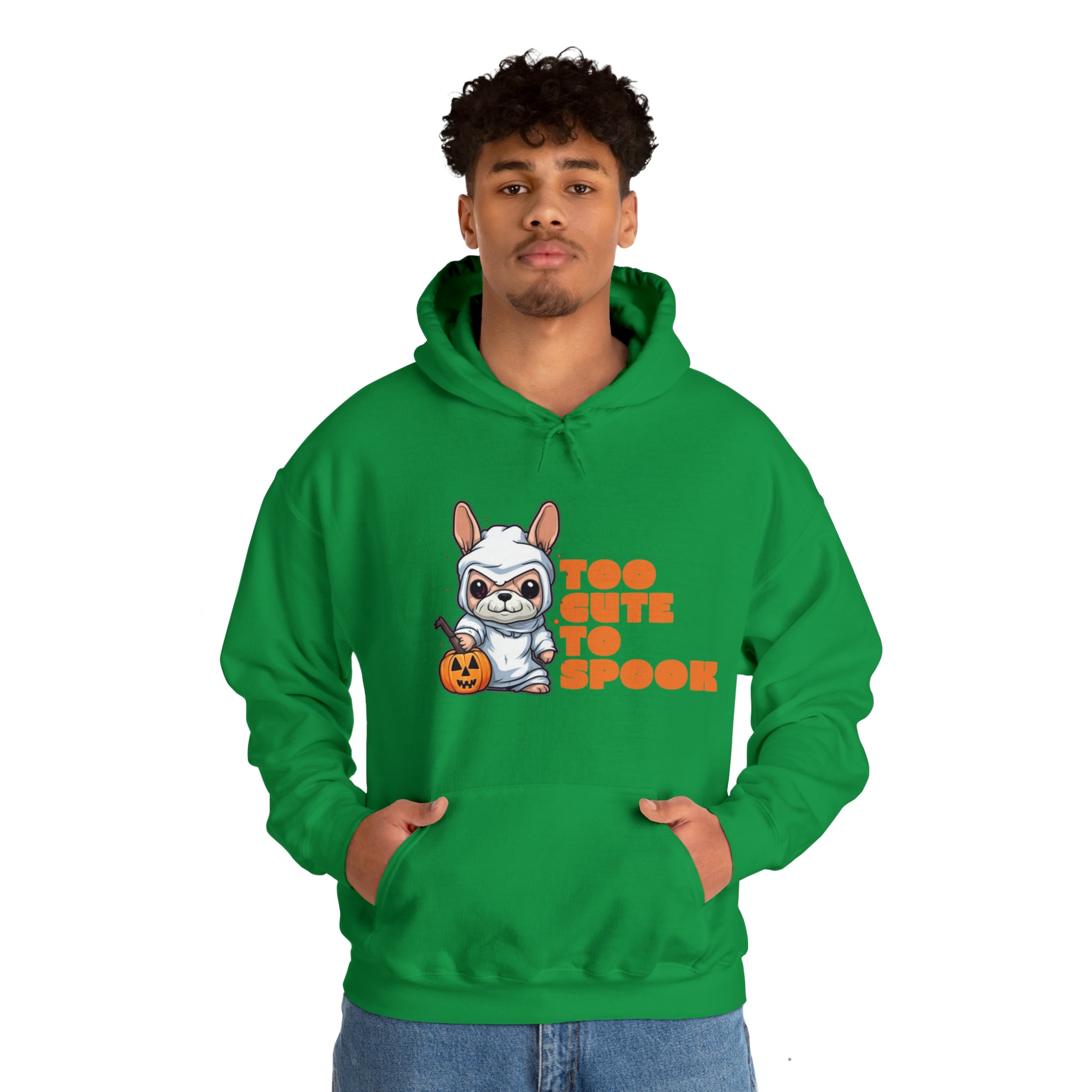 Frenchie-Fan Too Cute To Spook Halloween Unisex Hoodie for Pet Durable