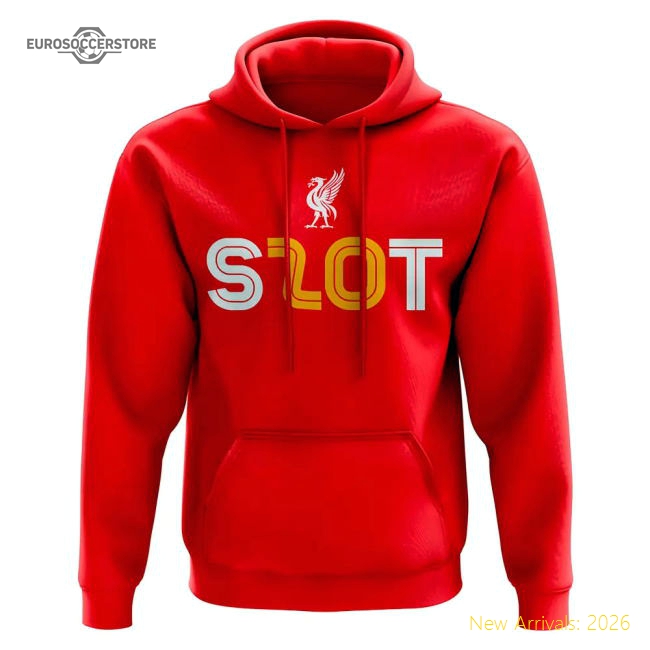 Official Liverpool Arne Slot 20 Titles Hoody (red) - Premium Quality