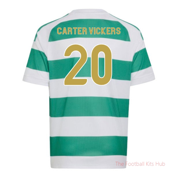 Celtic 2026-2027 Home Shirt Vickers #20 Youth Football Kit