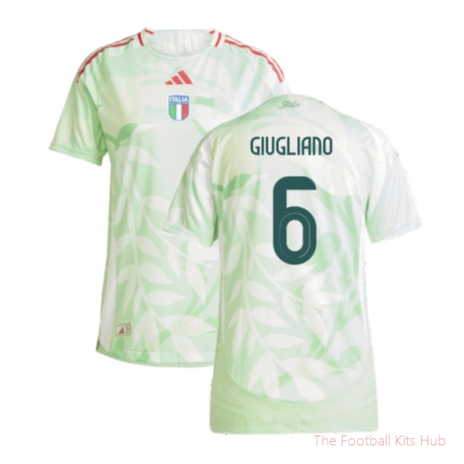 [JED] 2025/26 Italy Authentic Away (Womens Team) Shirt (Ladies) (Giugliano 6)