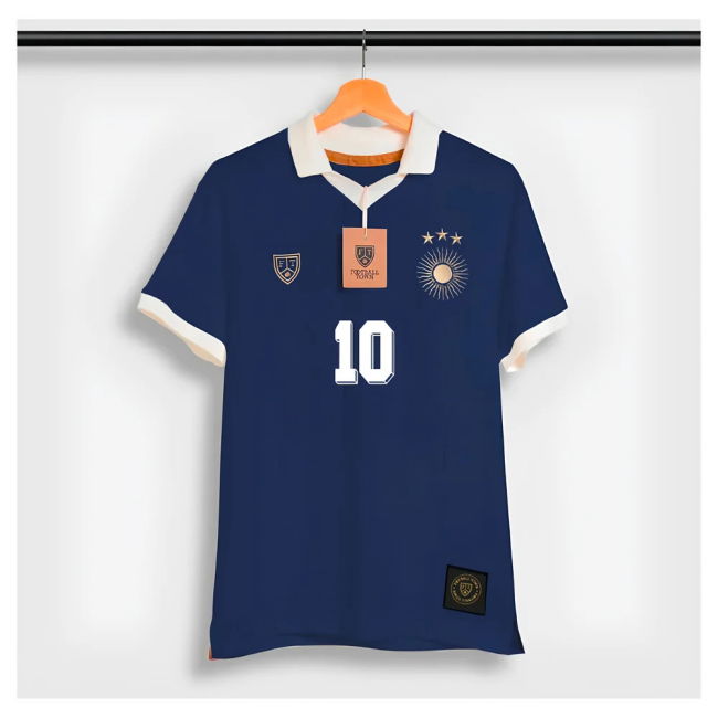 Elite Argentina Sol Away Vintage Away Football Shirt Exclusive-Design