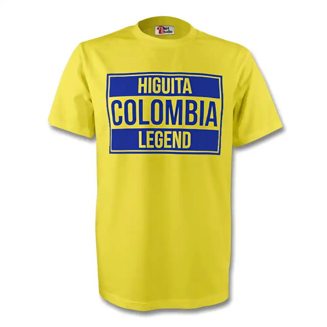 Match Rene Higuita Colombia Legend Tee (Yellow) Soccer Athletic