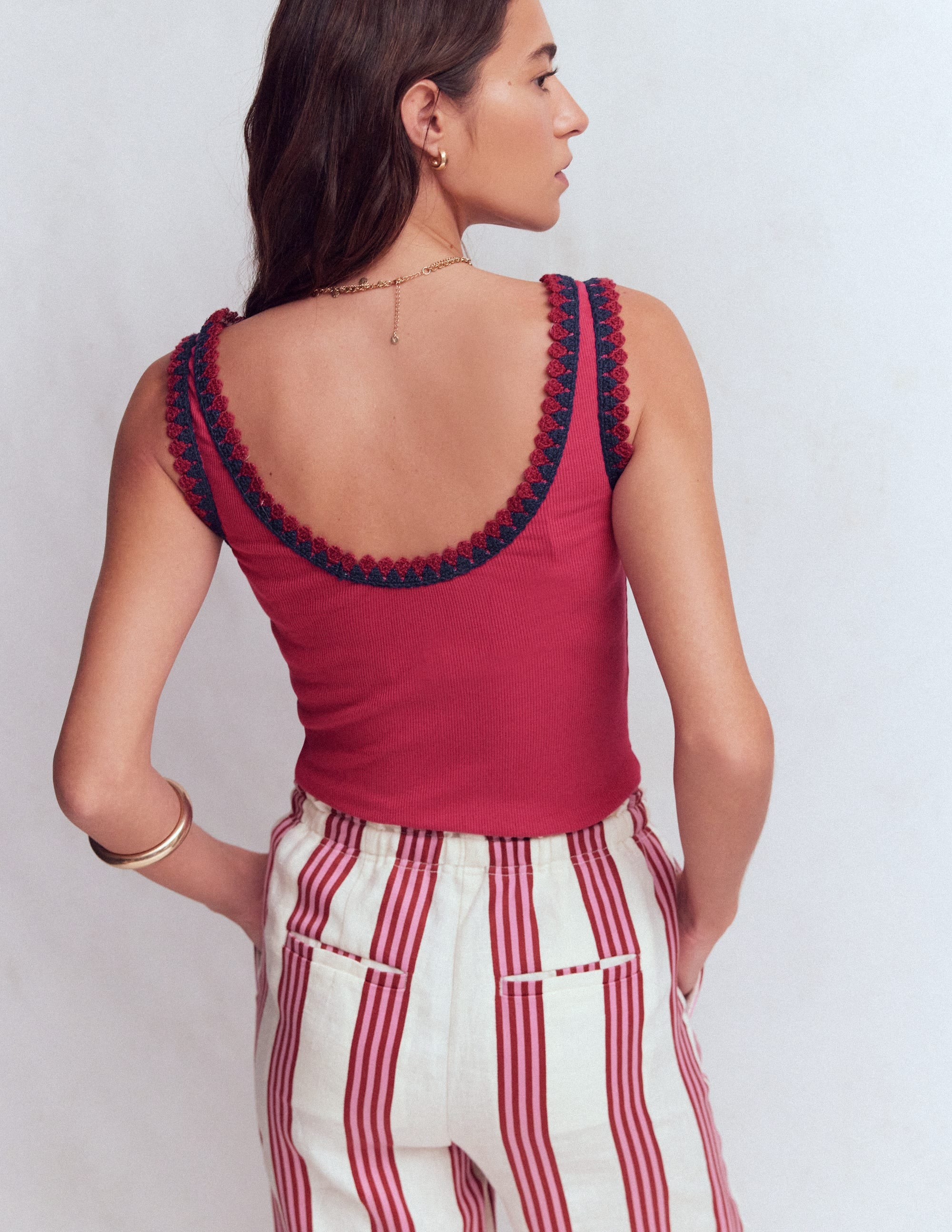 Maddie Trim Detail Vest