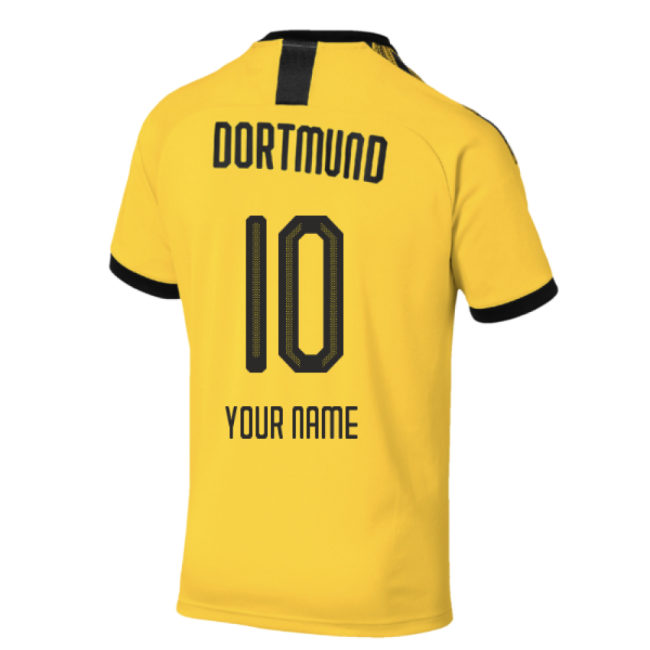 High-quality 2019-2020 Borussia Dortmund Home Shirt (your Name)