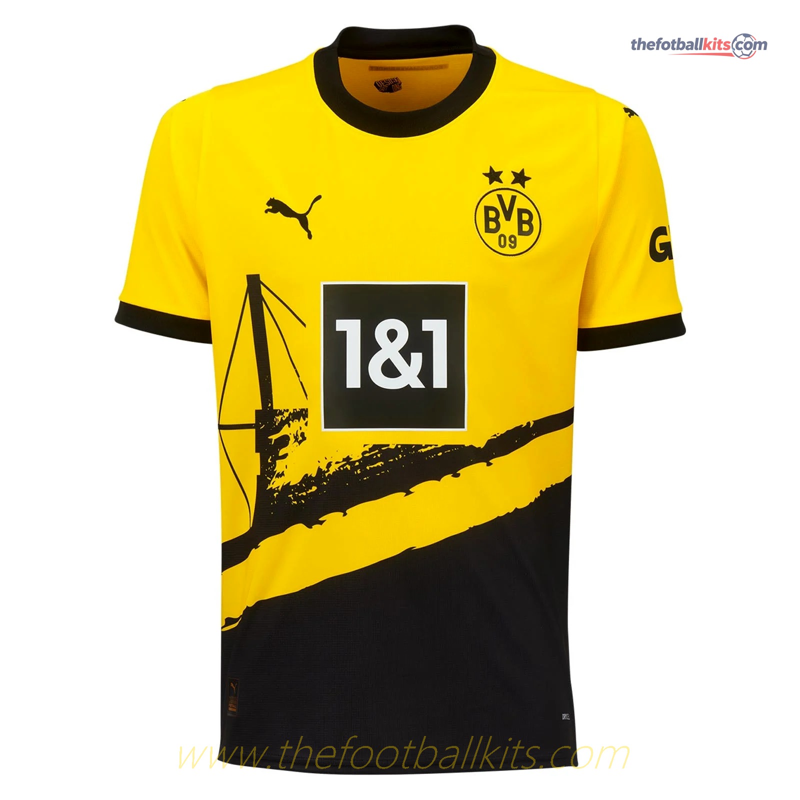 Borussia Dortmund Home Football Jersey 2023/24 Season