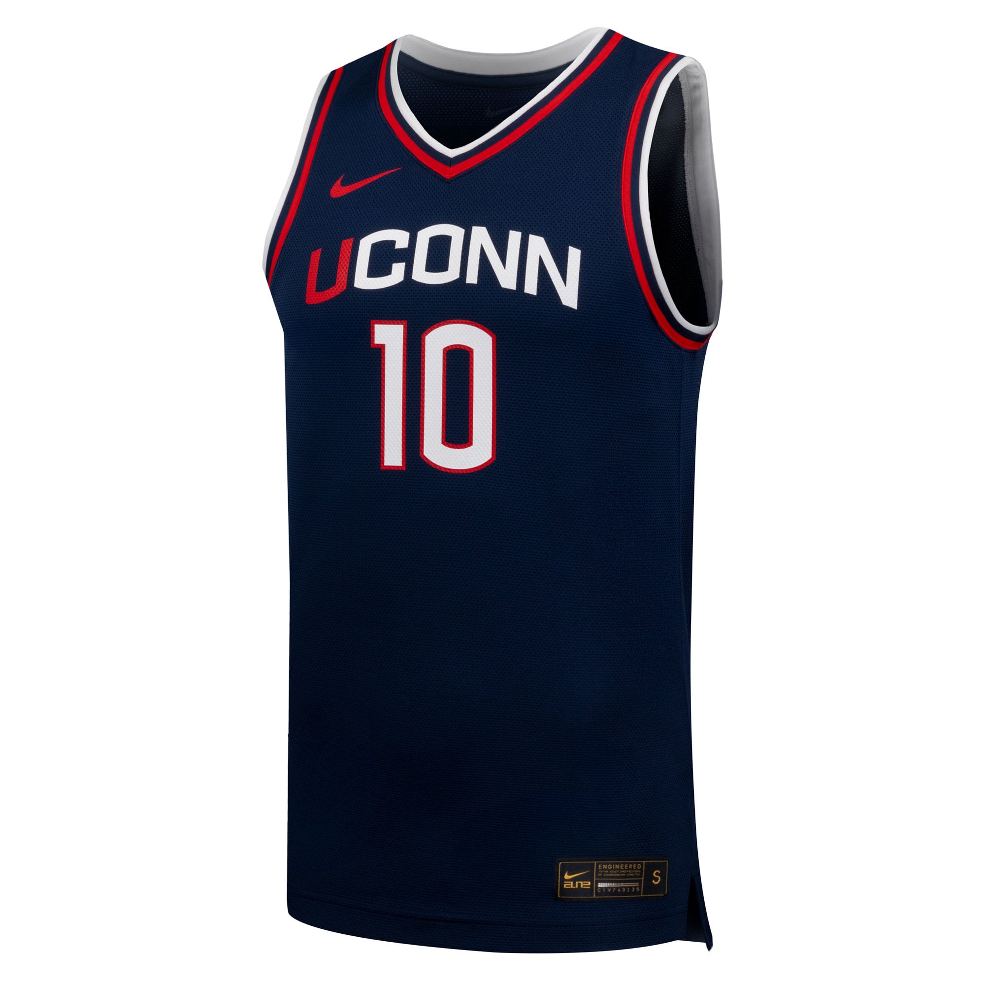 #10 UConn Huskies Nike Unisex Replica Basketball Jersey - Navy