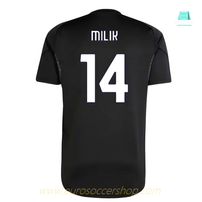 2025-2026 Juventus Training Shirt (Black) (Milik 14)