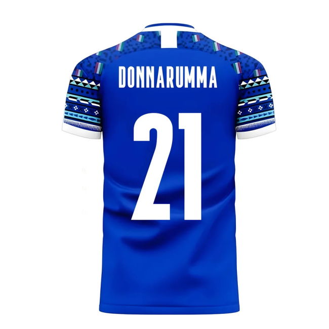 Italy 2025-2026 Home Concept Football Kit (Libero) (Donnarumma 21)