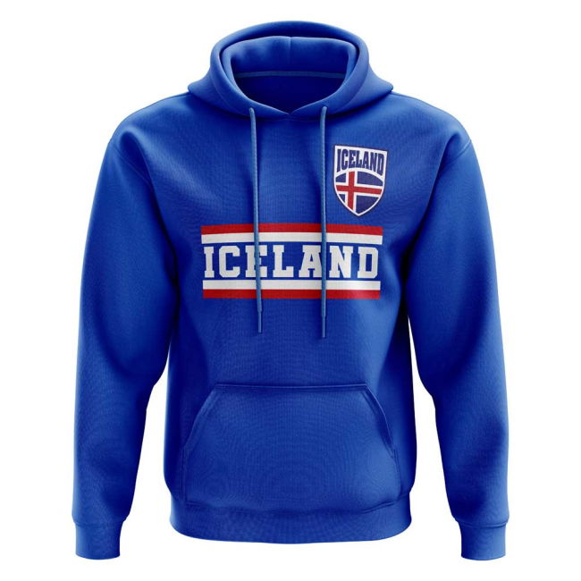 Iceland Core Football Country Hoody (Blue) Authentic Quality