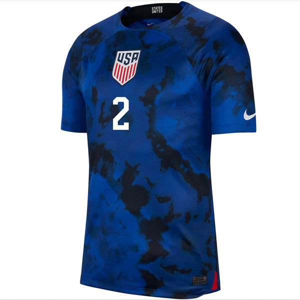 USA 2022-2023 Season Away Soccer Jersey –  Player Version S