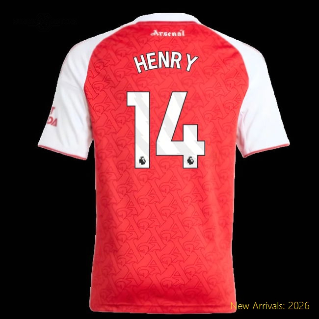 2025-2026 Arsenal Kids High-quality Henry Jersey Performance Fabric