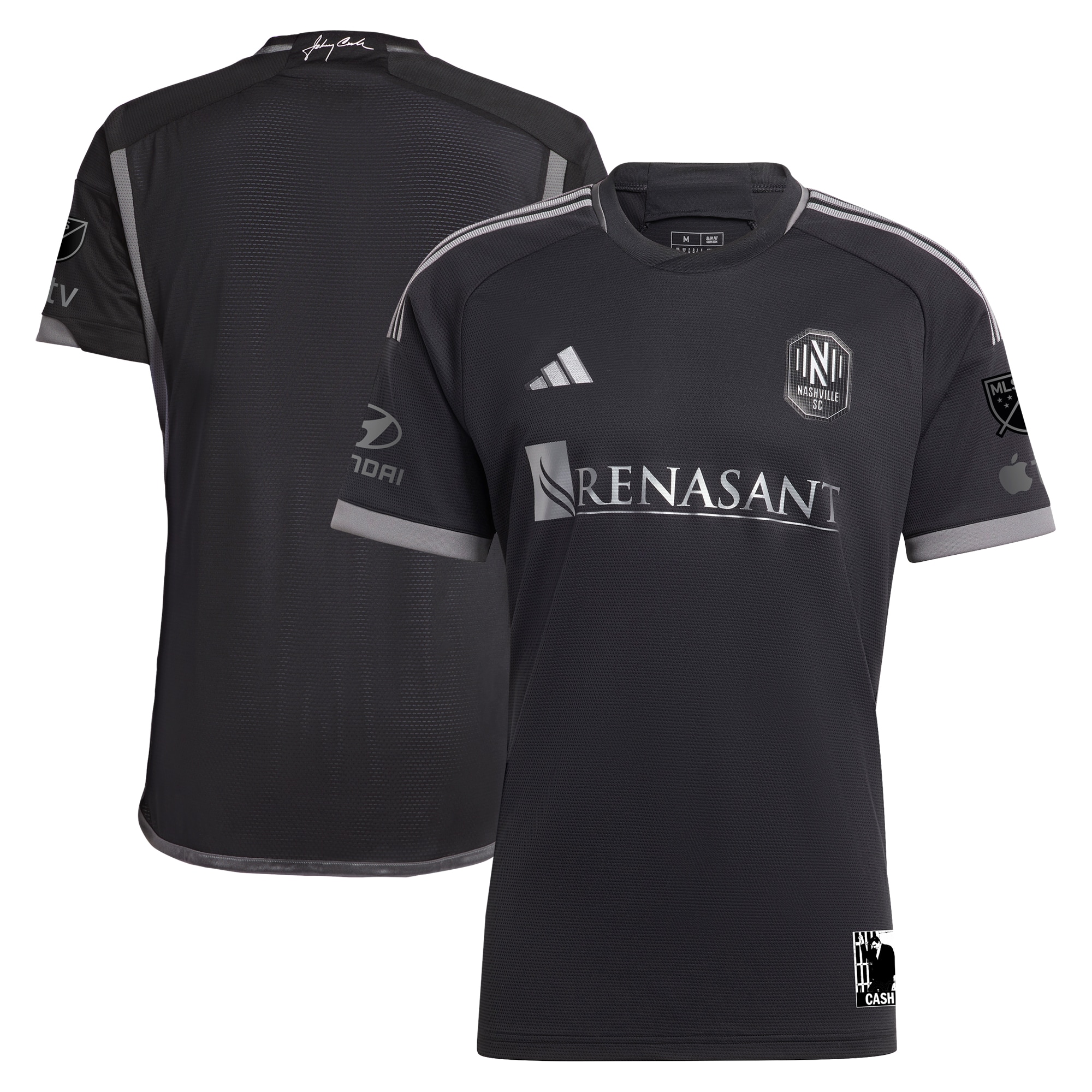 [JED] Nashville SC 2023 Man In Black Kit Authentic Jersey - Black
