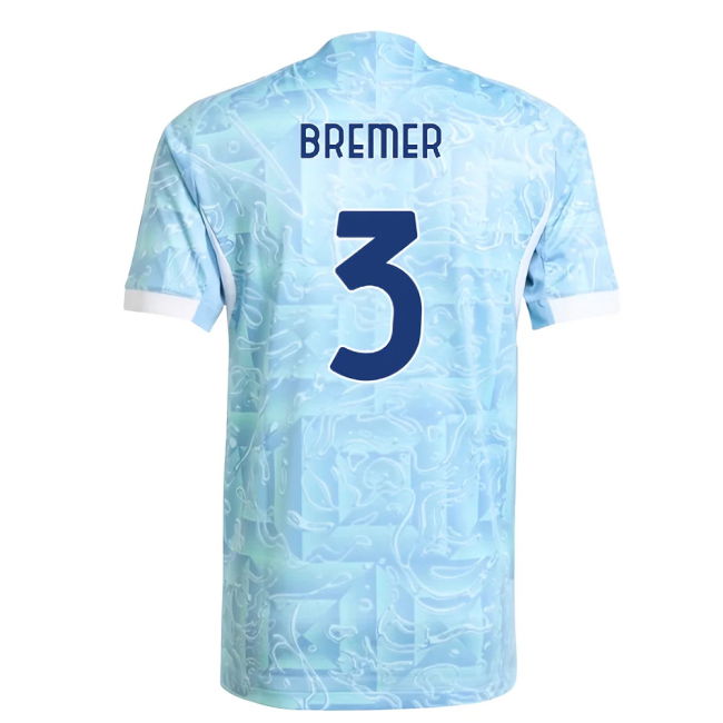 Match Quality Juve Juventus Authentic Away Shirt Bremer #3 Latest ...