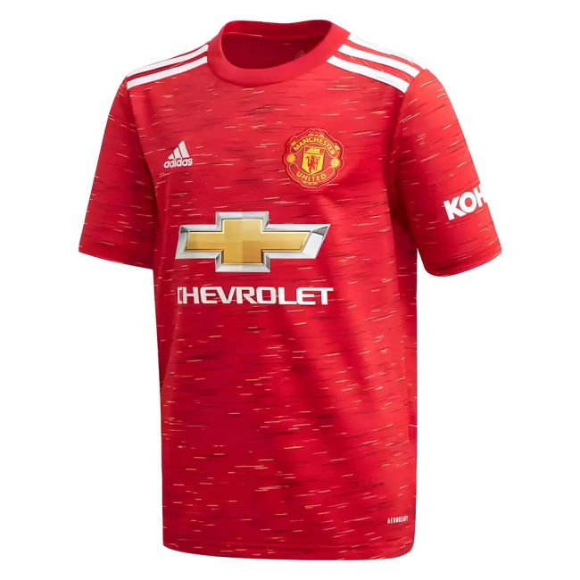 Man Utd Home Football Jersey 2020-20 VIDIC 15 L M S Kids