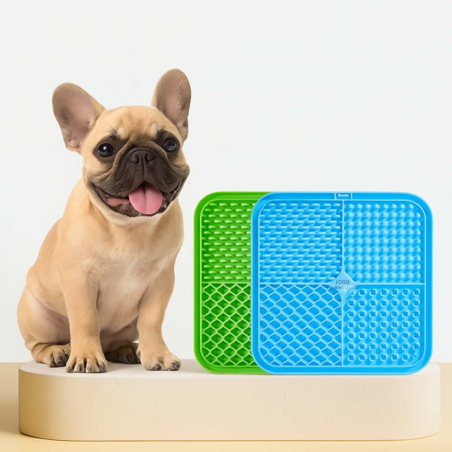 French Bulldog Sloofie Frenchie Slow Feeder – Anti Choking Silicone Dog