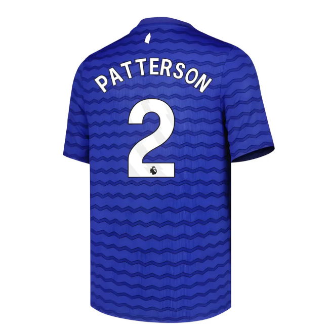 2025-20 Everton Home Jersey Patterson #2 M S Kids