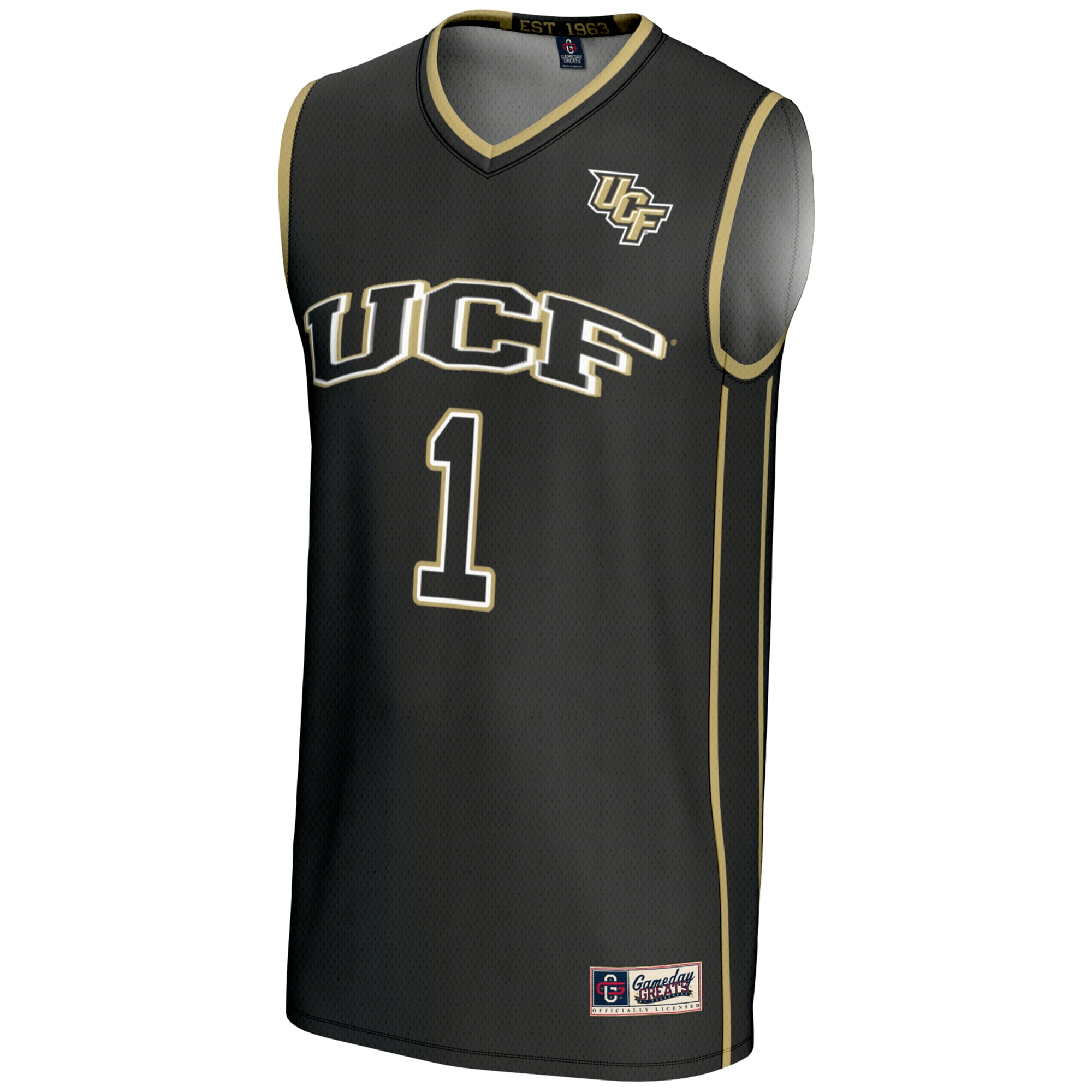 [DDG] UCF Knights GameDay Greats Youth Lightweight Basketball Jersey - Black